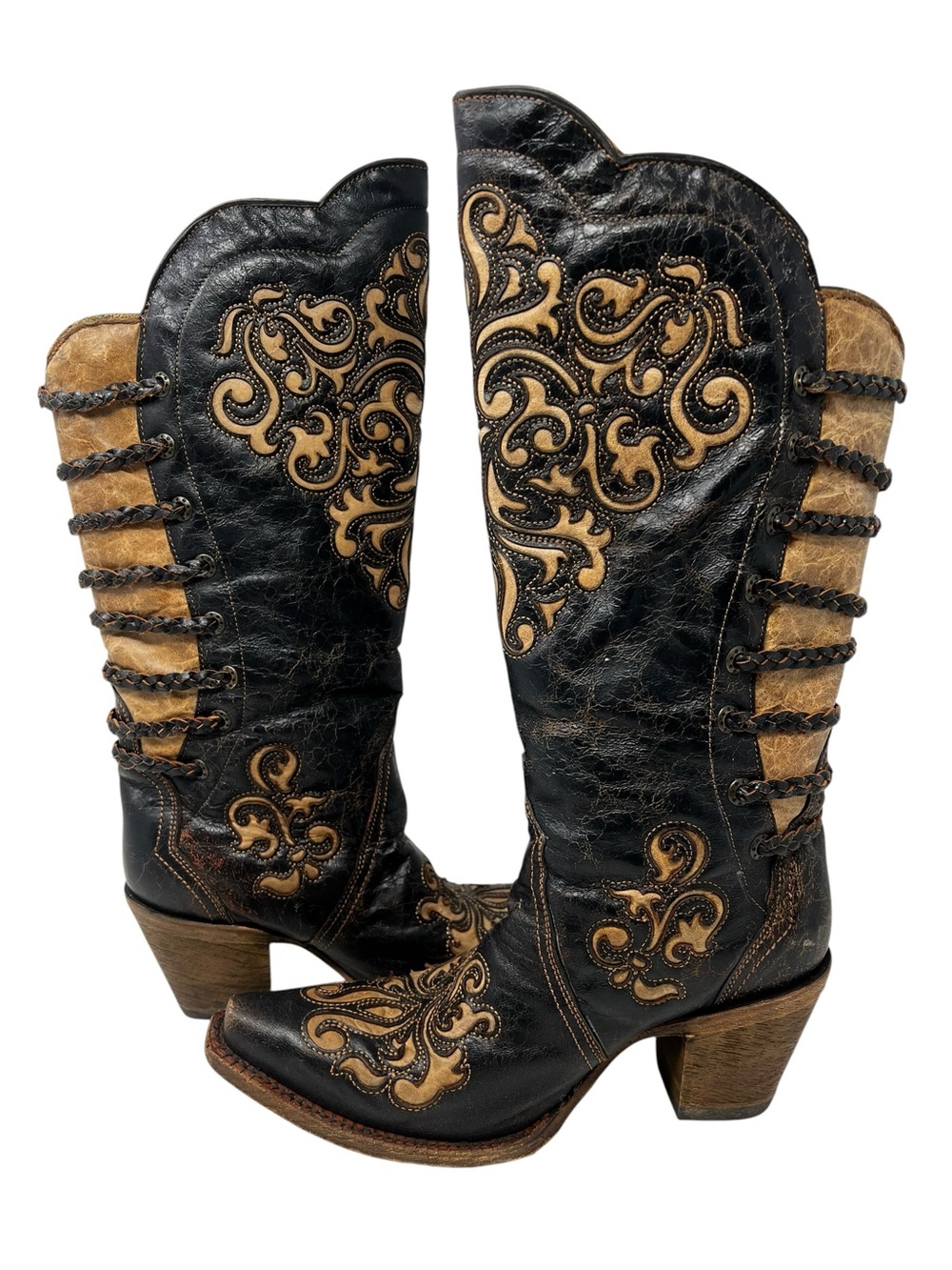 Corral Vintage Embroidered Western Boots - Picture 3 of 10